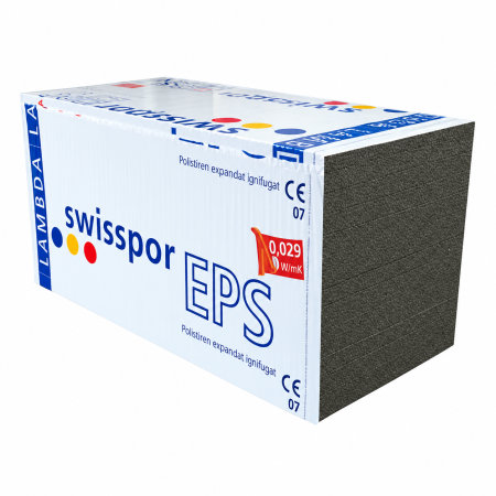 Polistiren grafitat EPS 100 Swisspor Lambdaroof 150 mm, 1000 x 500 mm